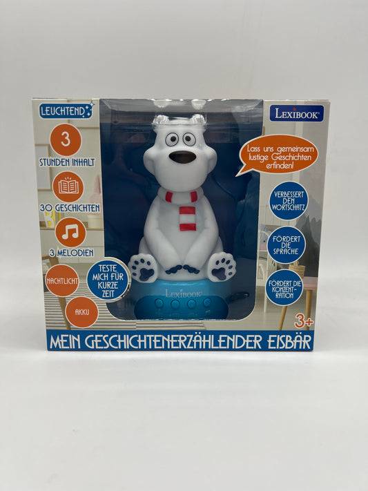 Lexibook Geschichtenerzählender EisBär Design-LED-Nachtlicht