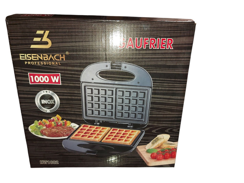 Waffeleisen Belgische Waffeln Eisenbach Professional 1000 W INOX